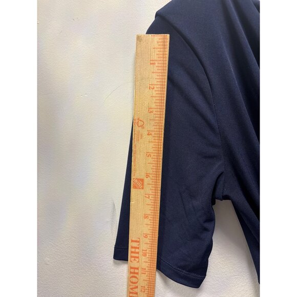 Motherhood Maternity Navy Short Sleeve Tie Waist Dress Size Sp - Picture 6 of 9